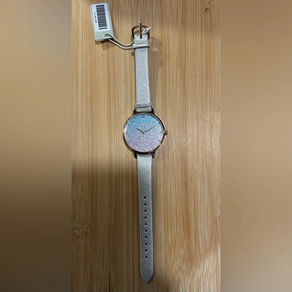 Olivia Burton Under The Sea Glitter Watch With 38mm MultiColored Face - Picture 6 of 9
